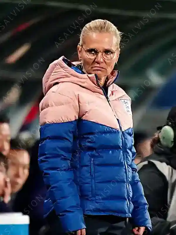 Lionesses Pink And Blue Puffer Jacket