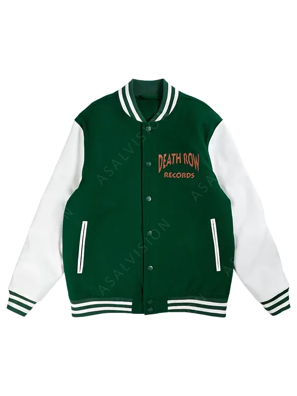 Death Row Green Varsity Jacket