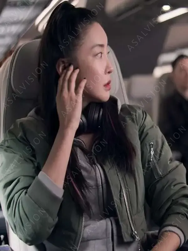 Lift 2024 Kim Yoon-ji Green Cropped Jacket
