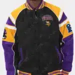 Minnesota Vikings Varsity Leather Jacket