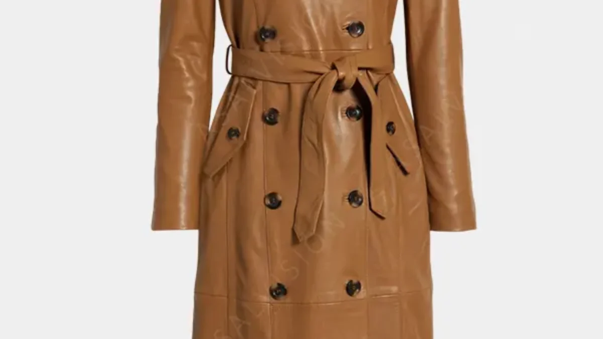 Heartstopper Elle Argent Brown Fur Coat