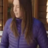 Weak Layers 2024 Katie Burrell Purple Puffer Jacket