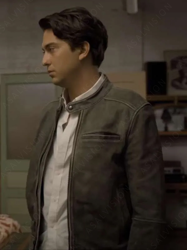 Which Brings Me to You 2024 Nat Wolff Leather Jacket