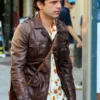 A Different Man Edward Brown Leather Jacket