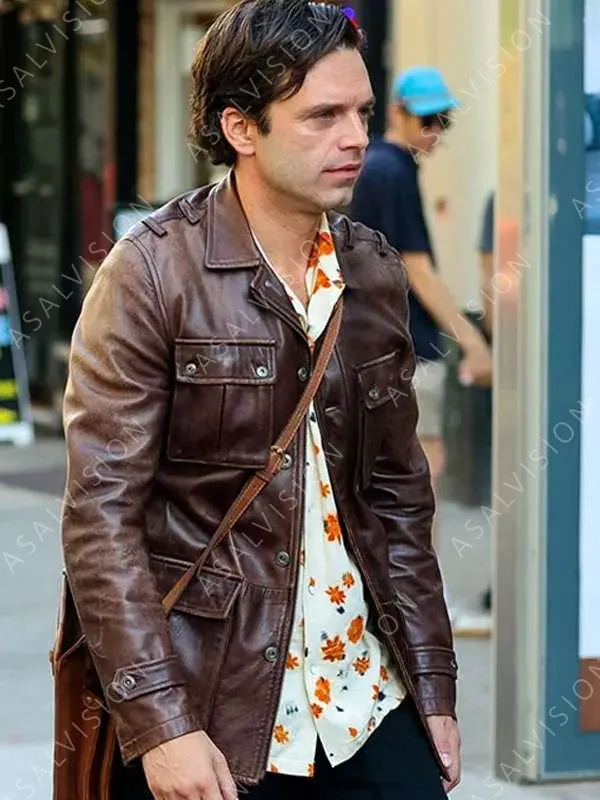 A Different Man Edward Brown Leather Jacket