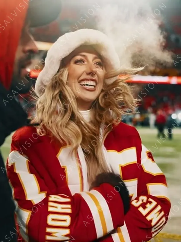 Brittany Mahomes Chiefs Red Jacket