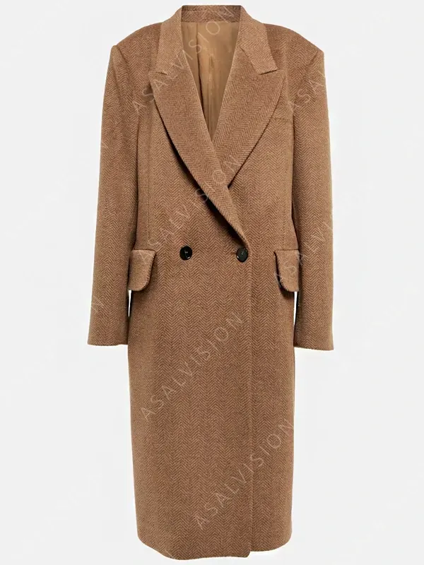 Stella McCartney Taylor Swift Brown Trench Wool Coat