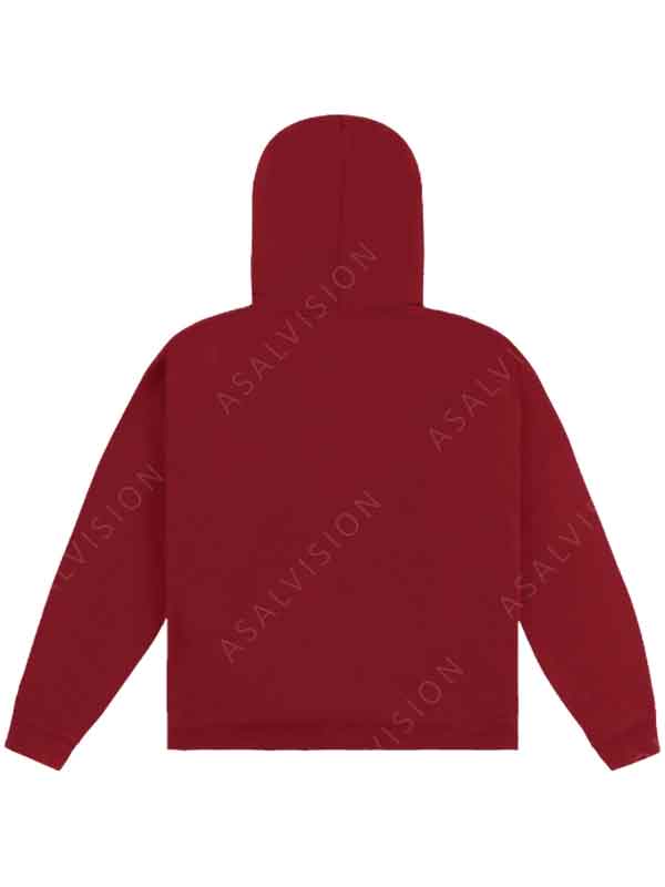 Dua Lipa Training Season Red Pullover Fleece Hoodie