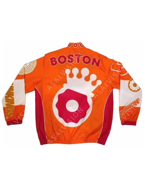 Dunkin Donuts Ben Affleck Super Bowl 2024 Dunkings Boston Orange Jacket