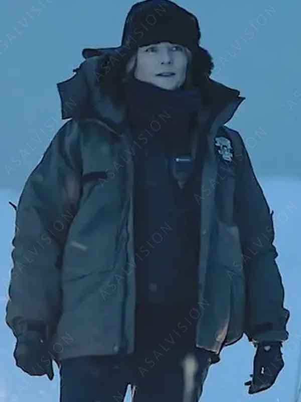 Liz Danvers TV Series True Detective S04 Jodie Foster Grey Hooded Jacket