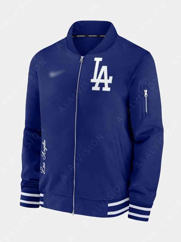 Los Angeles Dodgers Blue Bomber Jacket