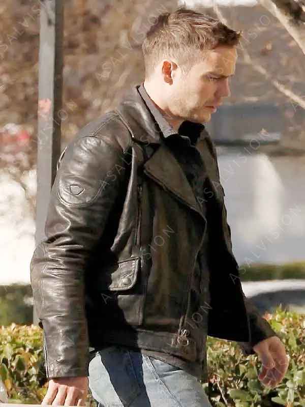 Taylor Kitsch TV Series True Detective Black Motorcycle Leather Jacket