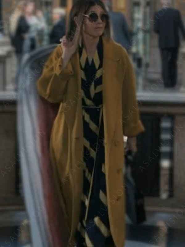  Claire DuPont Movie Upgraded 2024 Marisa Tomei Wool Coat
